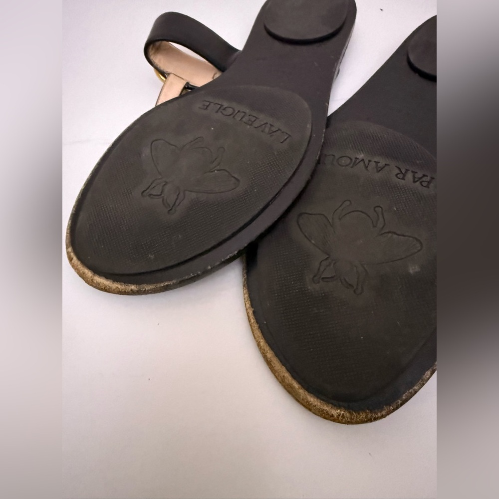Gucci Black and Gold Sandals - Picture 15 of 16